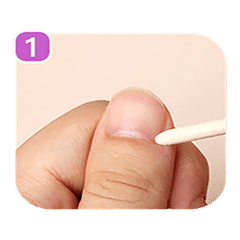 How to apply your press on nails 1